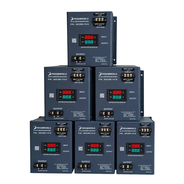 AC to DC 230V to 110V DC industrial power supply units with dual LED displays