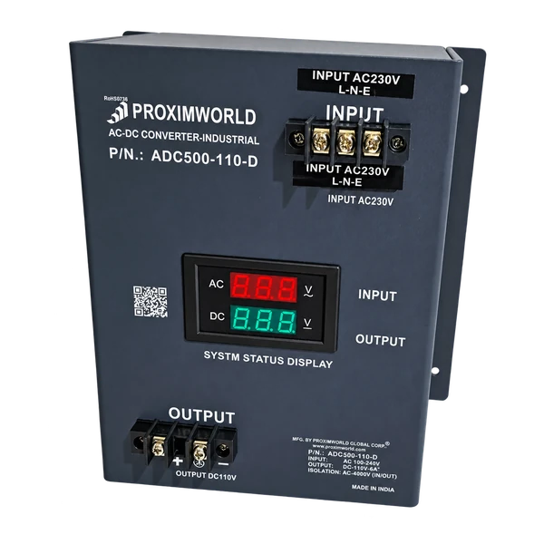 AC to DC converter 230V to 110VDC 150W–1200W industrial power supply with dual LED display