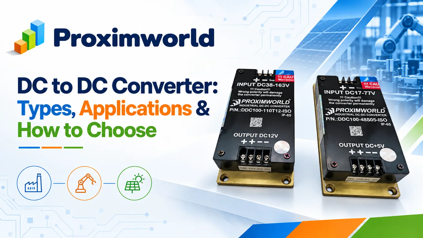 DC to DC Converter Types, Applications & How to Choose