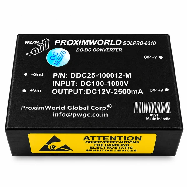 25W High Voltage DC-DC Converter – DDC25-150012-M